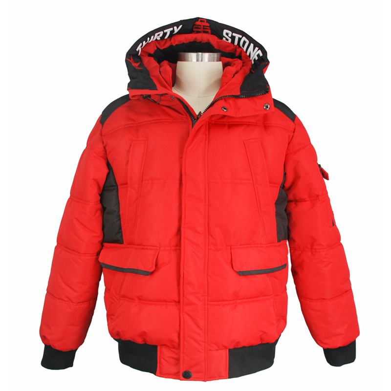 Autumn windproof outdoor customized heavy Padding coats for fall winter jacket mens